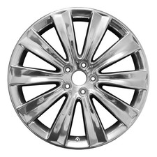 Metallic Polished 10 Spoke 20 x 8 Refurbished Wheel