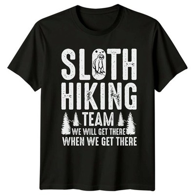 Faultier Wanderteam We Will T-Shirt Faultierliebhaber Wandern Geschenk für Sie und Ihn