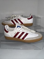 Size 5.5 - adidas Samba OG White Burgundy Gum