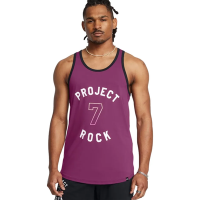 Under Armour Men's XL Project Rock Mesh Badge Of Honor Tank
