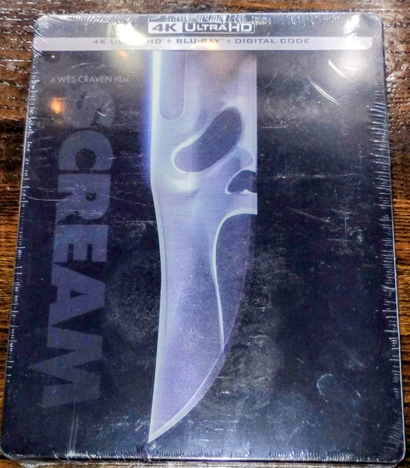 Scream 4K UHD+ Blu Ray + Digital HD Steelbook SEALED NEW 1996