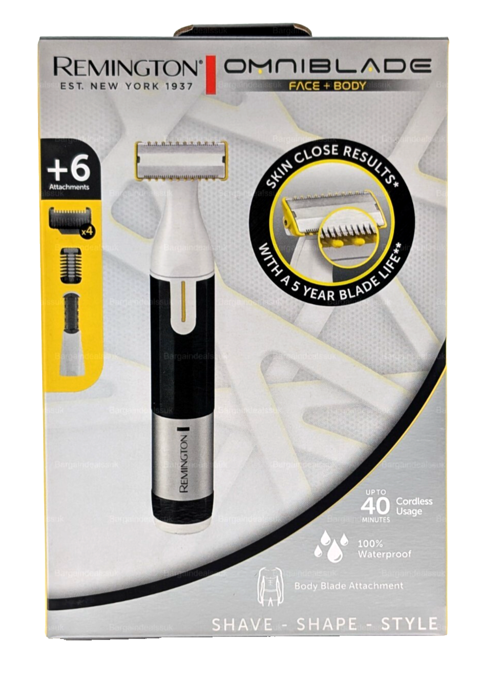 New Remington Hybrid Omniblade Stubble Trimmer And Shaver Face Body Grooming - Image 6