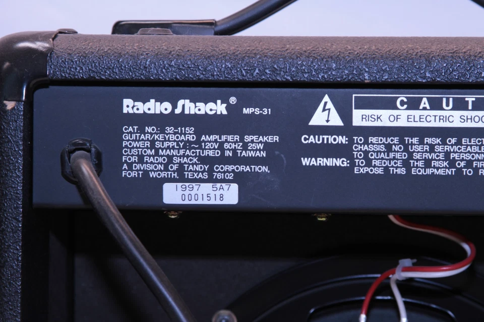 Vintage Radio Shack MPS-31 Guitar Amplifier Works - Image 4 of 4