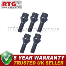 5x Bulloni Ruota per BMW Z3 1996-2004 (Cerchi in Lega) Nero