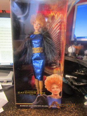 EFFIE TRINKET Hunger Games Catching Fire Barbie Doll - Mattel Black Label