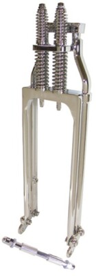 NEW CHROME 24 INCH  WIDE STYLE SPRINGER FOR HARLEY DAVIDSON AUTHORIZED US DEALER