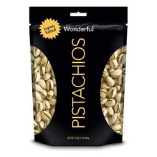 Wonderful Pistachios In-shell roasted & Lightly Salted Pistachios,16 Ounce Bag..