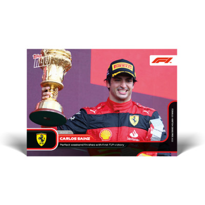 Topps Now Formula 1 2022 - Card 32 - Carlos Sainz - Ferrari