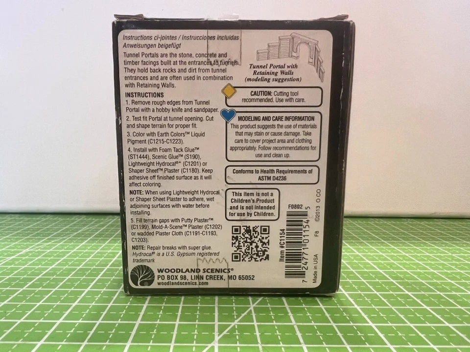 Woodland Scenics N Scale ~Timber Single Track Tunnel Portal (2 Pcs)~C1154 - Read - Image 2 of 4