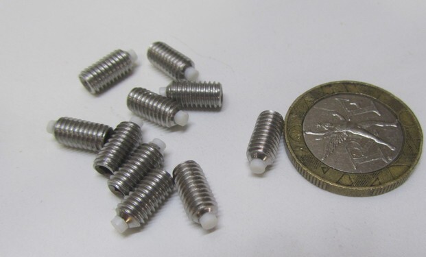 America Kafka Set Di 10 Viti In Acciaio Inox 18-8 Kmac: Misura 5/16-18 X 3/8, Punta In Nylon, Per Fissaggi Precisi E Resistenti Office Mac Key