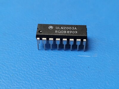 (5 PCS) ULN2003A MOT Power Switch/Driver 1:1 Darlington 500mA 16-DIP