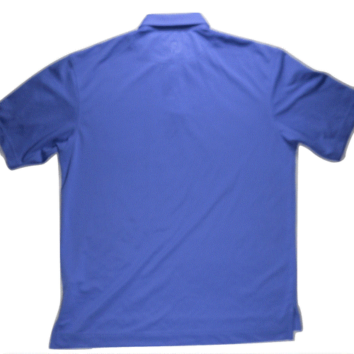 FJ FootJoy Polo Shirt L Laveder Blue Logo Casual Performance Golf Links PGA EUC - Bild 2 von 6