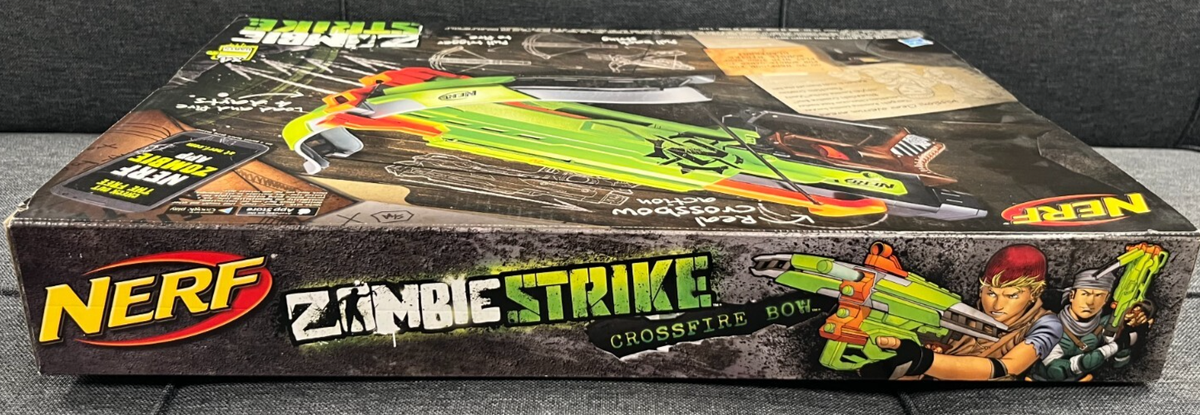 Nerf CrossFire Bow Zombie Strike Blaster A6558 Rare Brand-New Cool