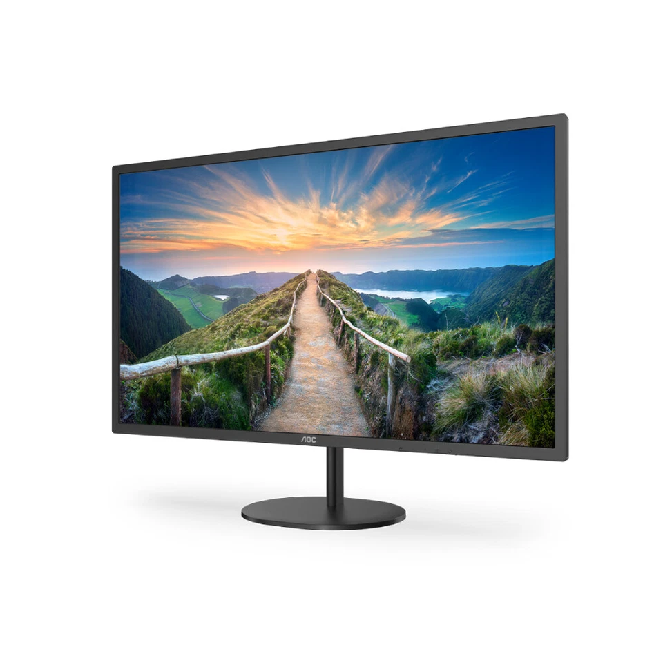 AOC V4 Q32V4 31.5" 2K Quad HD IPS LED Monitor Built-in Speakers HDMI DP Black - Image 3 of 4