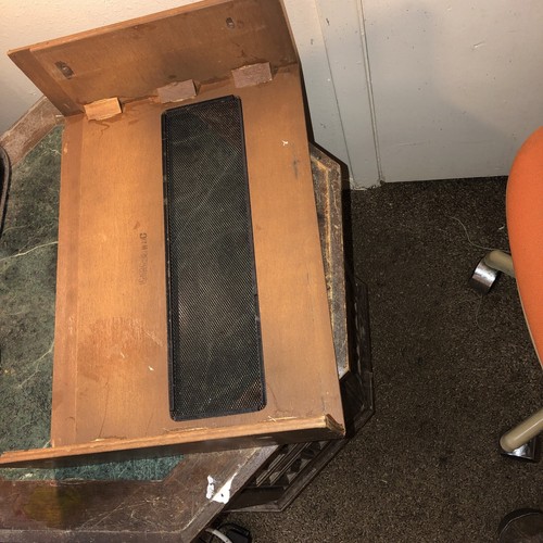 COPERTURA SUPERIORE VINTAGE PIONEER SX-636 IN LEGNO È STATA PULITA MA PRESENTA QUALCHE PICCOLO GRAFFIO