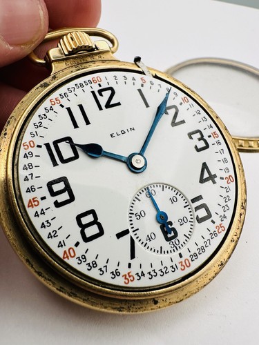 ELGIN 21 Jewel BW Raymond Grade 478 Model 15 Pocket Watch EXC Dial GF RUNNING - Picture 11 of 13