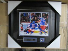 New York Rangers Prucha Authentic Rangers vs Islanders 8x10 Goal Photo MSG 40