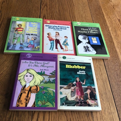 Judy Blume 5 Book Box Set 1970s paperback - Picture 4 of 24