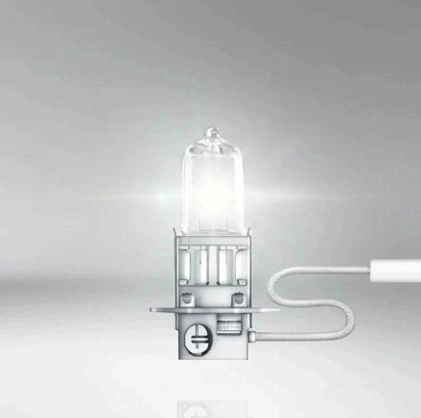 8 x Osram 12v H3 55w Halogen Clear Globes 3200k Classic 64151 (8pcs) - image 4 of 4