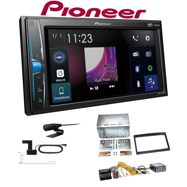 Pioneer Autoradio Bluetooth Dab+ FüR Citroen C3 2002-2009 Schwarz Mit Canbus-image