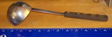As-is; Bi-Cor Stainless Steel Ladle Soup Scoop Spoon Black Handle, USA