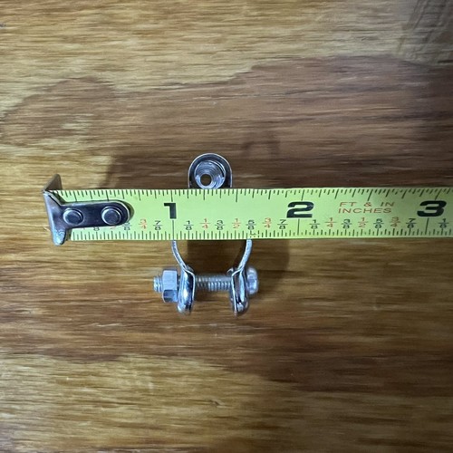 SHIMANO CHAIN STAY CABLE GUIDE STOP ROAD BIKE CLAMP-ON VINTAGE NOS - Picture 7 of 8