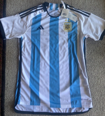 ARGENTINA HOME ADIDAS ORIGINAL WORLD CUP 2022 STADIUM AEROREADY