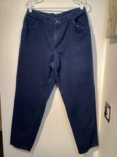 GITANO JEANS vintage denim mom jeans size 16 petite blue high rise tapered leg