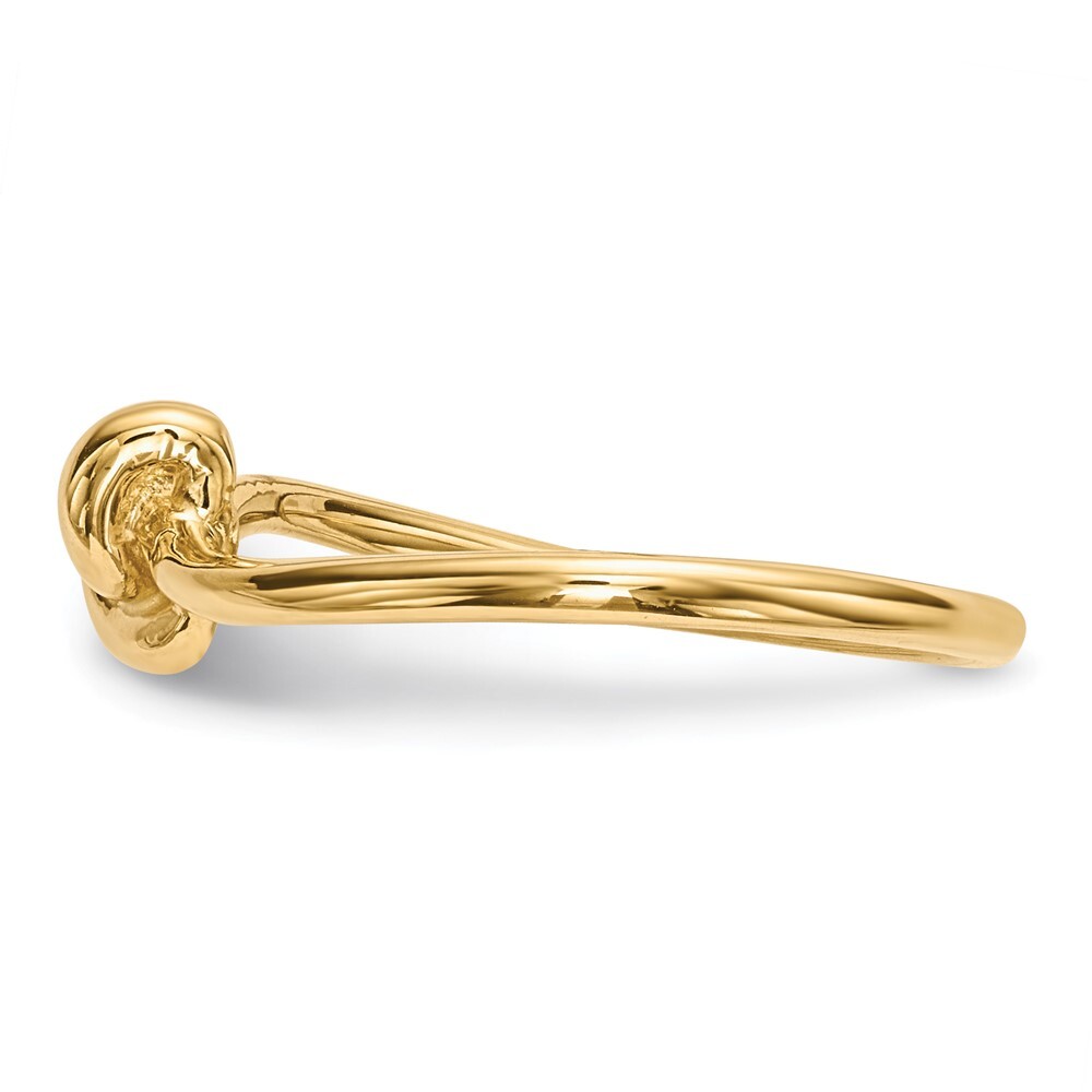 14k Yellow Gold Polished Knot Ring for Women Size 7, 1.7gram