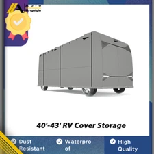 For Class A Motorhome Trailer Camper Water-Proof 40'-43' RV Cover Storage