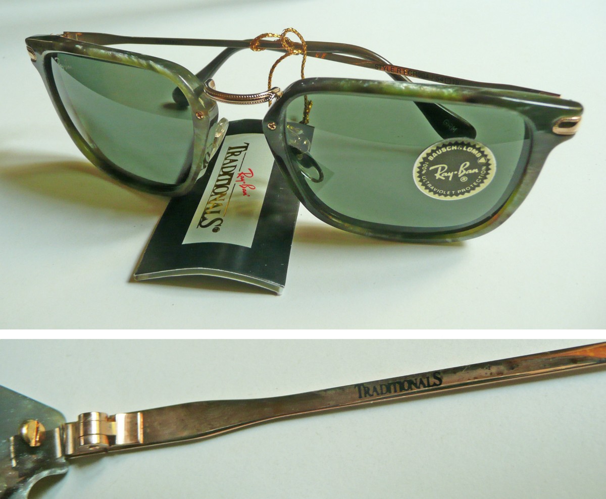 小物 Vintage B&L RayBan TRADITIONALS STYLE N Vintage B&L Ray Ban Bausch & Lomb B15 Brown Traditionals Style A