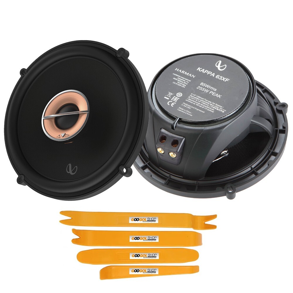 Infinity Kappa 63XF 6-1/2in 2-Way 255 Watts Peak Car Audio