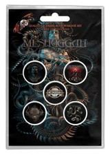 Image of OFFICIAL LICENSED - MESHUGGAH - VIOLENT SLEEP OF REASON 5 BADGE PACK METAL