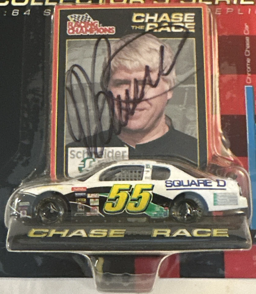 Racing Champions Collectors Series #55 Bobby Hamilton 2002 Chase The Race Firmado Foto 3 de 4