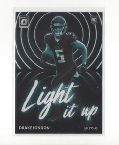 2022 Donruss Optic Light it Up #14 Drake London RC Rookie Falcons