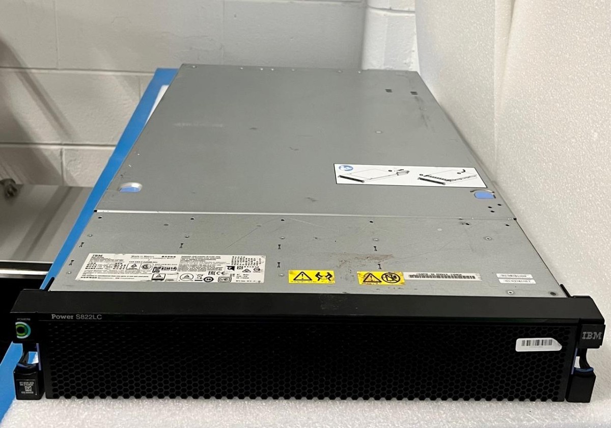 IBM S822LC 8335 Power 8 2U Server 2x10-Core Power 8 Processor 256Gb RAM IBM S822LC 8335 Power 8 2U Server 2x10-Core Power 8 Processor 256Gb RAM