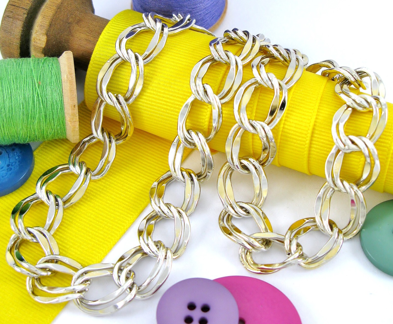 Solid Sterling Silver 925 Curb Link 18" Necklace … - image 5