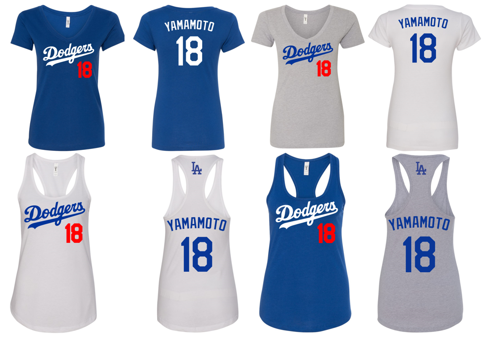 ALTRA Top canottiere da baseball da donna Yamamoto 18 collo a V ***Messaggiami sugli altri giocatori!