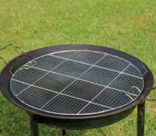 Caroline Cooker 21" Round Stainless Steam Grate with Handles