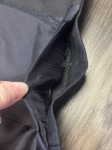 Brooks Brothers 1818 Men 42R Gray/Black Woven Fitzgerald Saxxon Wool Coat Blazer - Picture 15 of 15