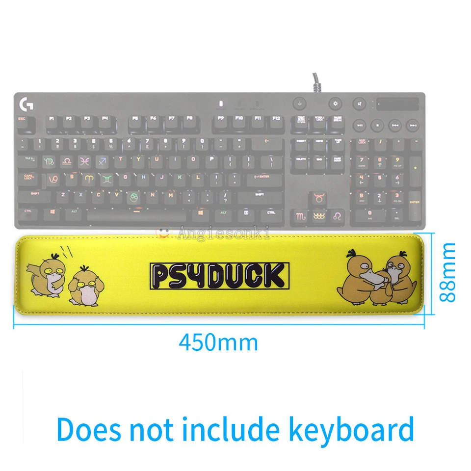Wrist rest pad hand pad palm protection for Logitech keyboard cartoon version - Image 2 of 4