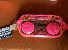 Fydelity Built-in Speaker Zipper Stereo Bag Mp3 Iphone Ipod - Nwt - 3 Aaa Incl.