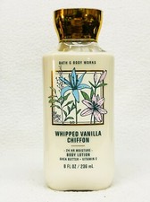 1 Bath  Body Works WHIPPED VANILLA CHIFFON 24Hr Moisture Body Lotion Cream 8 oz