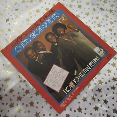 GLADYS KNIGHT & THE PIPS - Baby Don't Change Your Mind * TOP (M-:)) PREIS HIT 7''