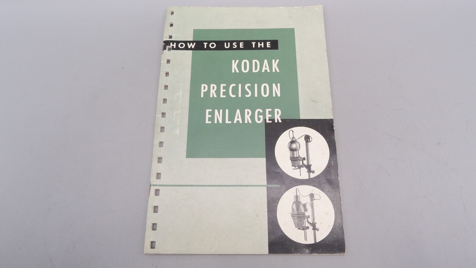 Vintage How To Use The Kodak Precision Enlarger Instruction Manual