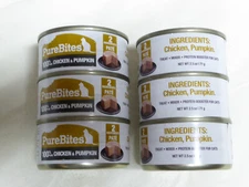 PureBites _6/2.5 oz_ "Chicken & Pumpkin" PATE wet Cat food ~EXP:2026/2027~ Treat