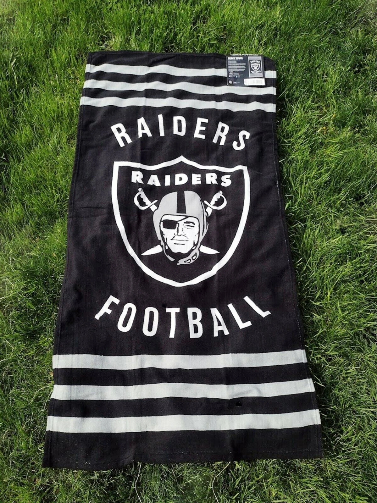 Oakland Raiders Beach Towel - Raiders Pool Towel