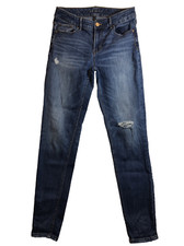 White House Black Market Jeans Women  s 2 Denim The Skinny Ankle High/Mid Rise