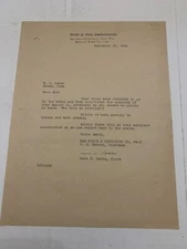 WWII 1944 OPA Usher's Store Rowan Iowa Inventory Accuracy Retailer Letter
