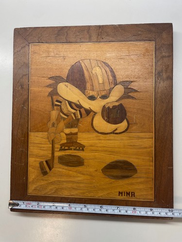 VUCKO vintage hecho a mano en placa de madera, Juegos Olímpicos Sarajevo 1984 - Imagen 22 de 22